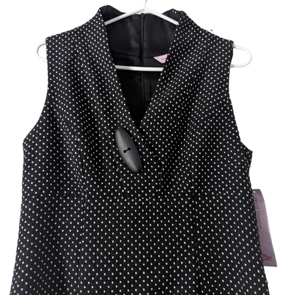 Sweet Chemise Black Dot Dress - Picture 7 of 10